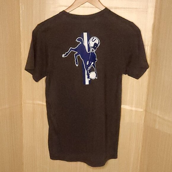 NFL Majestic Indianapolis Colts Grey Short Sleeve Shirt Medium - Picture 3 of 5